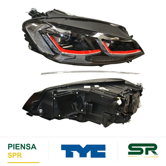 FARO DERECHO LED VOLKSWAGEN GOLF GTI 2018-2020 S TYC