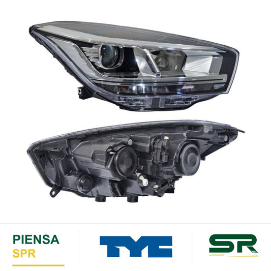 FARO DERECHO NEGRO TIGGO 4 PRO 23 FILO SUP TYC