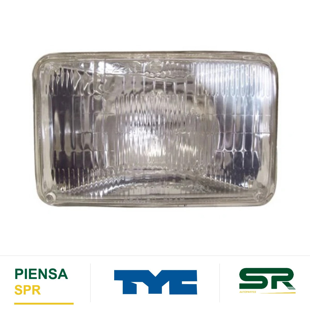 FARO H4651 CUADRADO CHICO 12V 50W 2 CONT HALOGENO SELLADO TYC