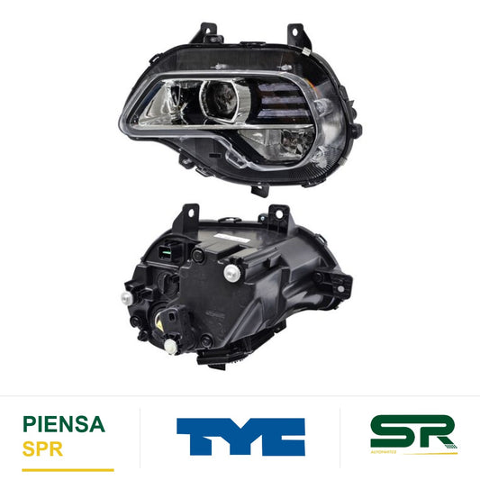 FARO IZQUIERDO CROMADO LED AS GROOVE 2022-2025 C / S C / BAL TRA FILO TYC