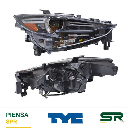 FARO DERECHO CON MOTOR LED MAZDA CX5 2018-2021 S C / FUNC DE LUZ ADAP TYC
