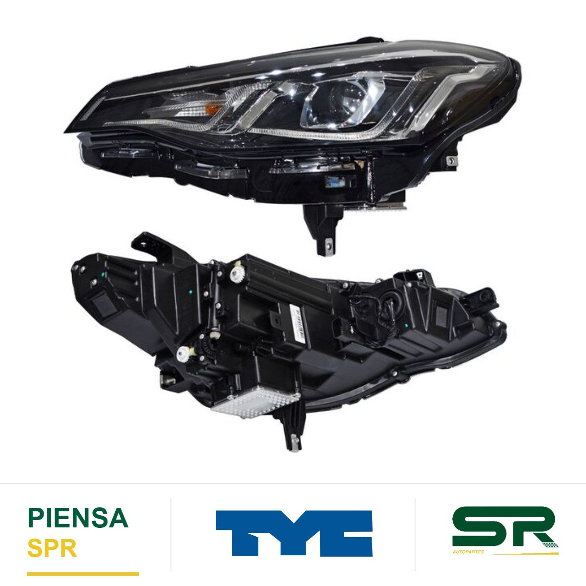 FARO IZQUIERDO CROMADO FILO LED CHEVROLET CAVALIER 2022-2024 S TYC