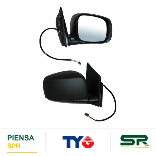 ESPEJO DERECHO 7 PINES CON DESEMPAÑANTE AUTOABATIBLE PARA PINTAR ELÉCTRICO DODGE CARAVAN / TOWN & COUNTRY 2008-2020 TYG