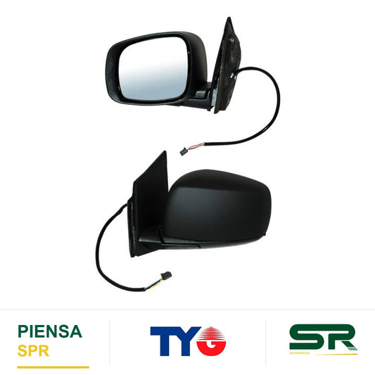 ESPEJO IZQUIERDO 7 PINES CON DESEMPAÑANTE AUTOABATIBLE PARA PINTAR ELÉCTRICO DODGE CARAVAN / TOWN & COUNTRY 2008-2020 TYG