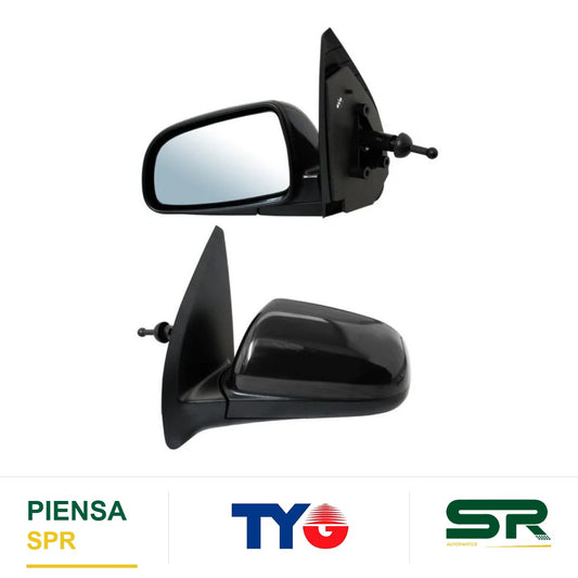 ESPEJO IZQUIERDO PARA PINTAR CHEVROLET AVEO 2008-2017 C / CONT MAN GIVING 28906 TYG