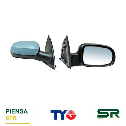 ESPEJO DERECHO TORNADO 04-11 ELÉCTRICO PARA PINTAR CON DESEMPAÑANTE 5 PINES CHEVROLET CORSA 2002-2008 TYG