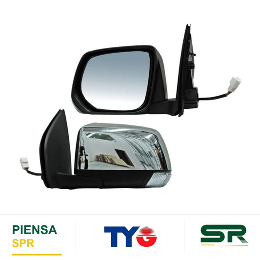 ESPEJO IZQUIERDO ELÉCTRICO 6 PINES CON DIRECCIONAL CROMADO CHEVROLET COLORADO 6 2013-2015 TYG