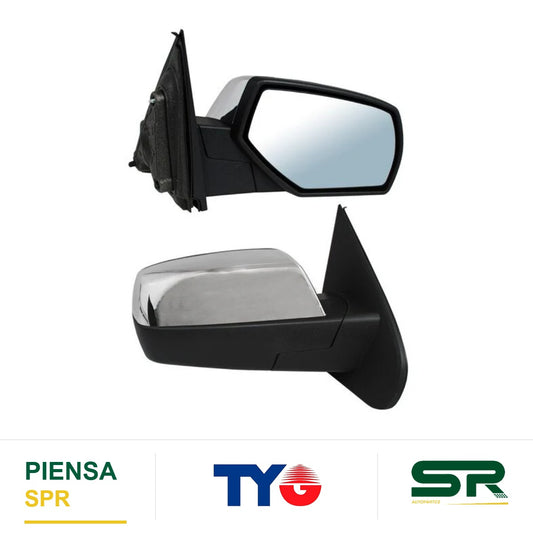 ESPEJO DERECHO CROMADO CHEVROLET PICKUP / SIERRA 2014-2018 S / CONT CCC3 TYG
