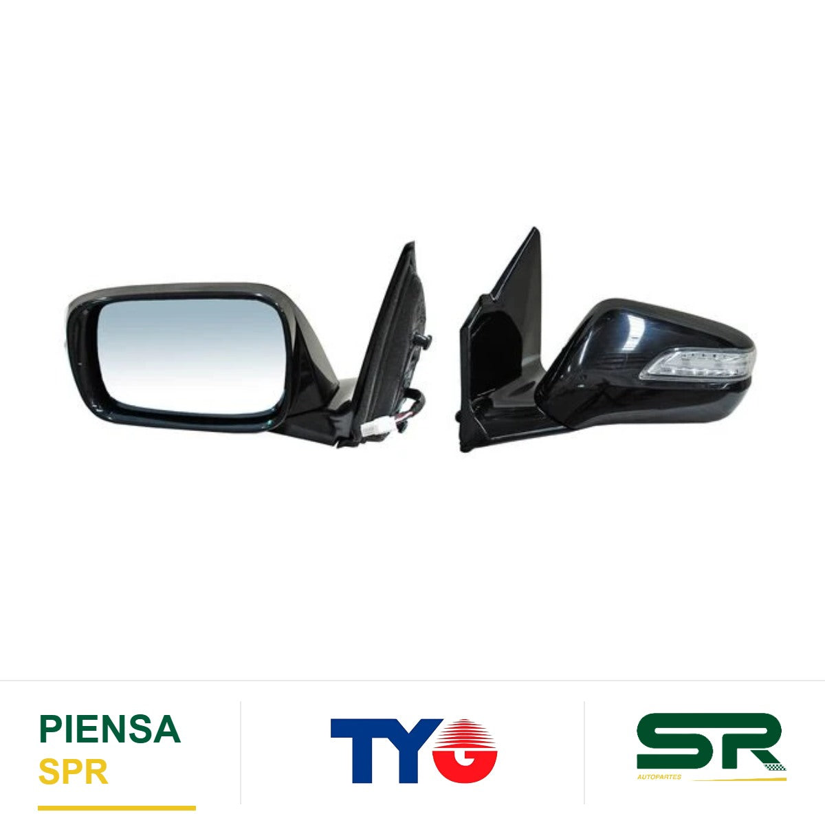 ESPEJO IZQUIERDO ELÉCTRICO CON DIRECCIONAL CON DESEMPAÑANTE PARA PINTAR CON MEMORIA ACURA MDX 1 2010-2013 TYG