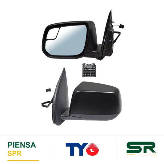 ESPEJO IZQUIERDO 3 PINES PARA PINTAR ELÉCTRICO CHEVROLET COLORADO 2016-2022 TYG