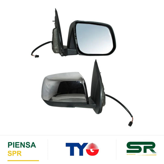 ESPEJO DERECHO 5 PINES CON DESEMPAÑANTE ELÉCTRICO CROMADO CHEVROLET COLORADO 2016-2022 TYG