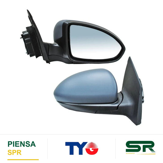 ESPEJO DERECHO 7 PINES CON DESEMPAÑANTE AUTOABATIBLE PARA PINTAR ELÉCTRICO CHEVROLET CRUZE 2010-2016 . TYG