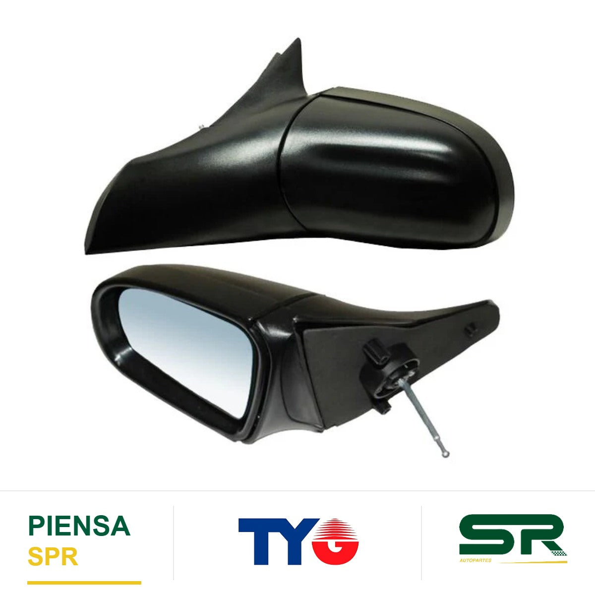ESPEJO IZQUIERDO C2 04-08/ MONZA 97-08 CON CONT MANUAL CON BASE 948 CHEVROLET CHEVY 1994-2008 TYG