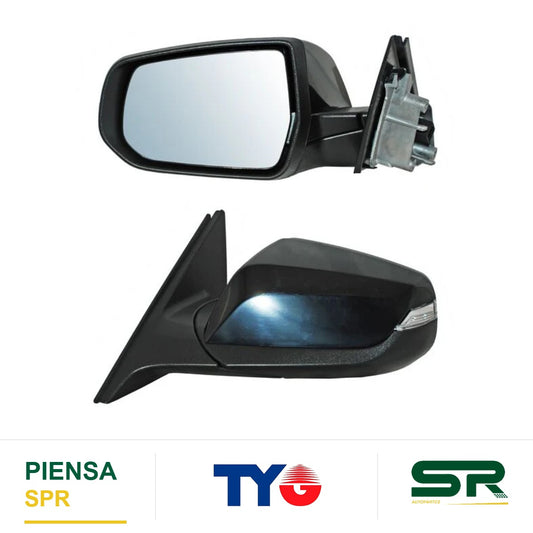 ESPEJO IZQUIERDO 7 PINES CON DESEMPAÑANTE CON DIRECCIONAL PARA PINTAR ELÉCTRICO CHEVROLET MALIBU 2016-2019 LT TYG