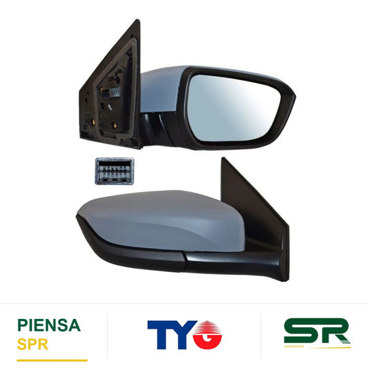 ESPEJO DERECHO 3 PINES PARA PINTAR ELÉCTRICO CHEVROLET ONIX 2020-2025 TYG