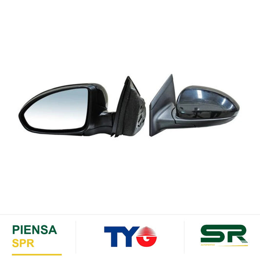 ESPEJO IZQUIERDO 5 PINES CON DESEMPAÑANTE ELÉCTRICO CHEVROLET CRUZE 2010-2016 CCC.15.01 TYG