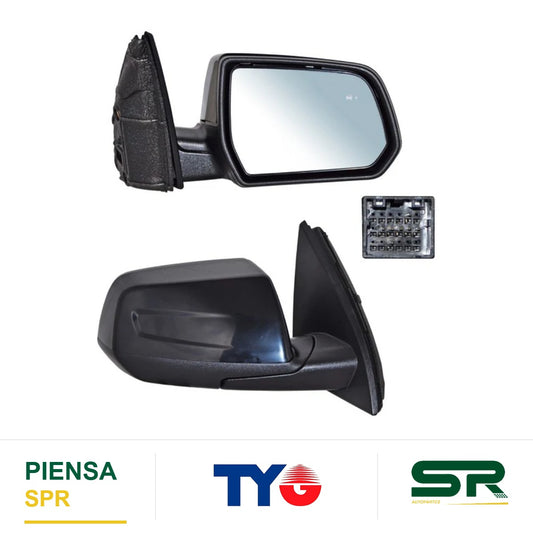 ESPEJO DERECHO 7 PINES CON SENSOR DE PUNTO CIEGO CON DESEMPAÑANTE PARA PINTAR ELÉCTRICO GMC ACADIA / DENALLI 2017-2020 TYG