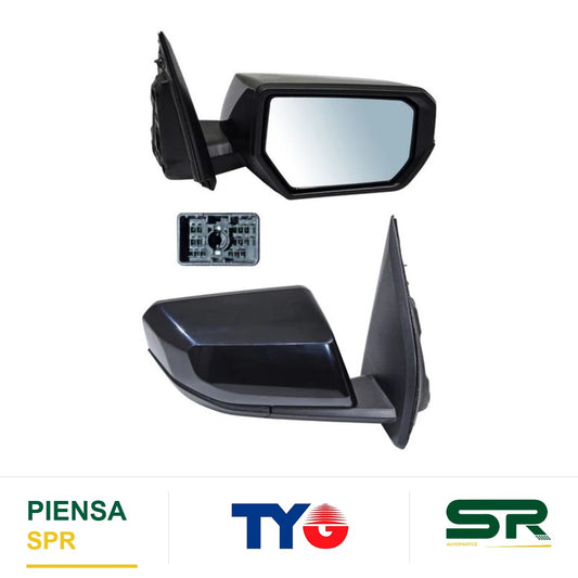 ESPEJO DERECHO 5 PINES CON DESEMPAÑANTE PARA PINTAR ELÉCTRICO CHEVROLET COLORADO / CANYON 2023-2024 TYG