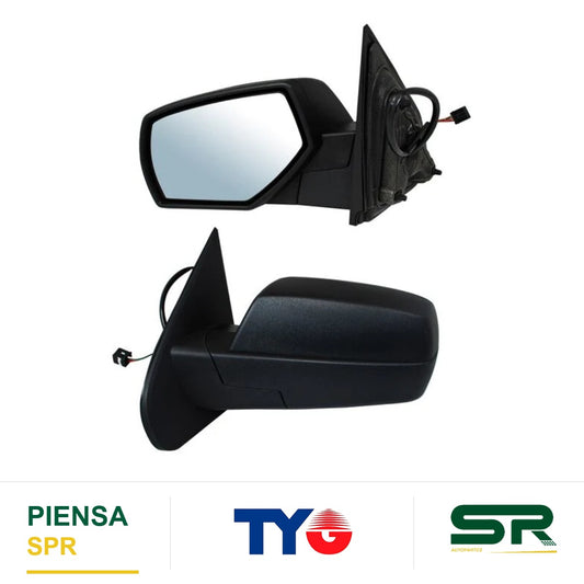 ESPEJO IZQUIERDO 5 PINES CON DESEMPAÑANTE ELÉCTRICO CHEVROLET PICKUP / SIERRA 2014-2018 POROSO TYG