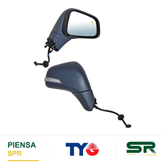 ESPEJO DERECHO 7 PINES CON SENSOR DE PUNTO CIEGO CON DIRECCIONAL PARA PINTAR ELÉCTRICO ENCORE 2014-2019 S / DESEMP CCCC3 TYG