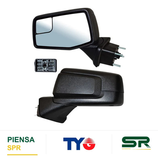 ESPEJO IZQUIERDO MANUAL CHEVROLET PICKUP GMC SIERRA 2019-2023 POROSO TYG