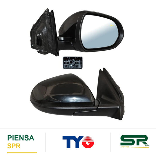 ESPEJO DERECHO 6 PINES CON DESEMPAÑANTE PARA PINTAR ELÉCTRICO ENCORE 2020-2022 C / SENSOR PUNTO CIEGO TYG