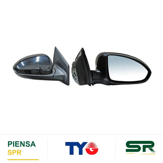 ESPEJO DERECHO 5 PINES CON DESEMPAÑANTE ELÉCTRICO CHEVROLET CRUZE 2010-2016 CCC.7.06 TYG