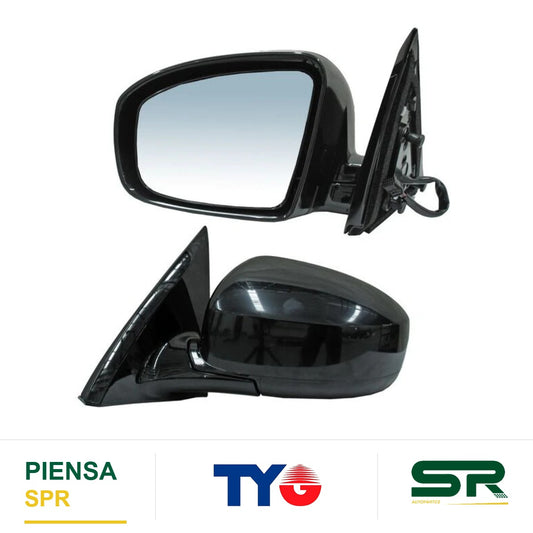 ESPEJO IZQUIERDO 9 PINES CON DESEMPAÑANTE AUTOABATIBLE PARA PINTAR ELÉCTRICO NISSAN PATHFINDER 2013-2016 TYG