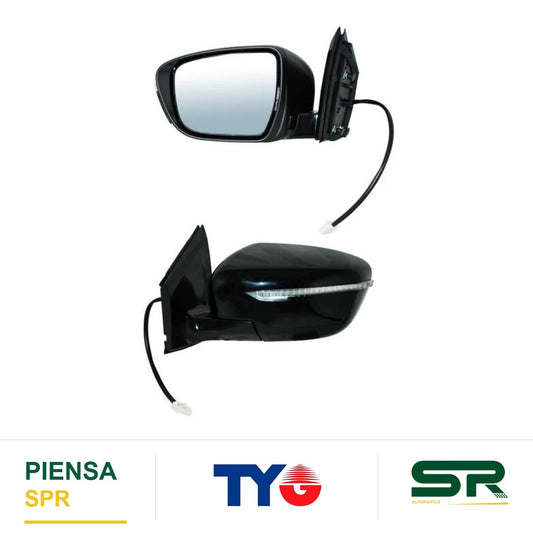 ESPEJO IZQUIERDO 5 PINES CON DIRECCIONAL ELÉCTRICO NISSAN MURANO 2015-2020 CCC3 TYG