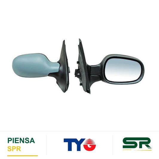ESPEJO DERECHO PARA PINTAR ELÉCTRICO NISSAN PLATINA / CLIO 2002-2010 28906 TYG