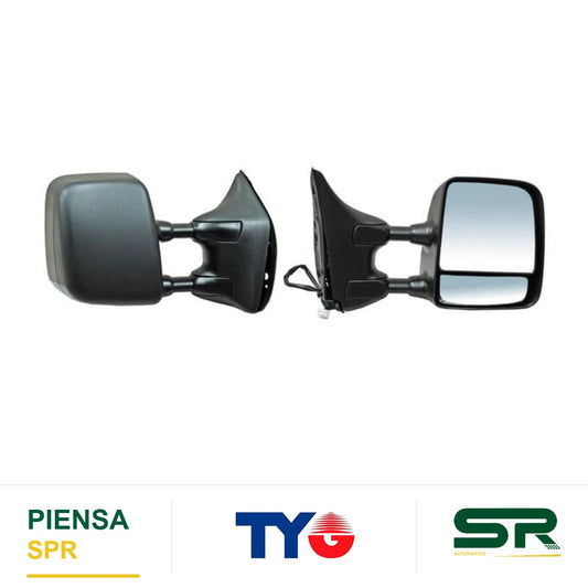 ESPEJO DERECHO 5 PINES CON DESEMPAÑANTE ELÉCTRICO NISSAN ARMADA / TITAN 2004-2015 POROSO TELESCOPICO TYG
