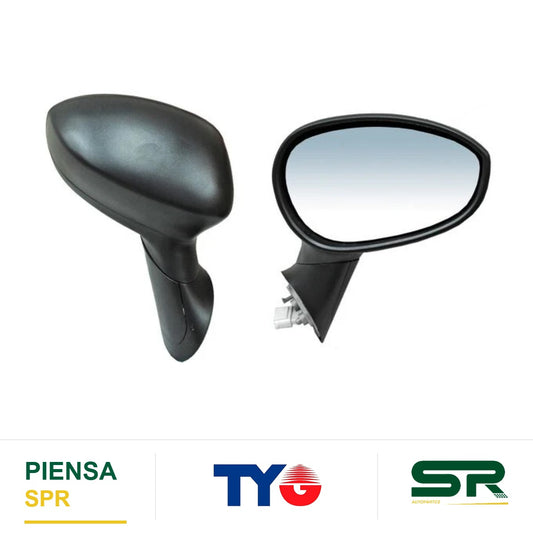 ESPEJO DERECHO ELÉCTRICO 3 PINES TEXTURIZADO FIAT 2009-2015 TYG