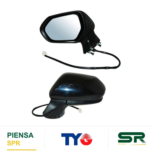 ESPEJO IZQUIERDO 3 PINES PARA PINTAR ELÉCTRICO TOYOTA CAMRY 2018-2024 TYG