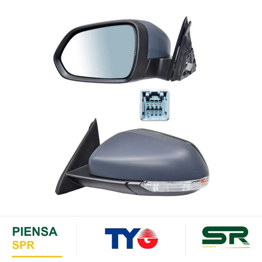ESPEJO IZQUIERDO 5 PINES ELÉCTRICO MG ZS 2021-2024 C / DIRREC NZLT TYG