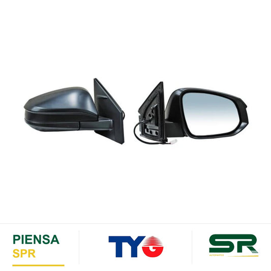 ESPEJO DERECHO 3 PINES PARA PINTAR ELÉCTRICO TOYOTA RAV4 2013-2018 TYG
