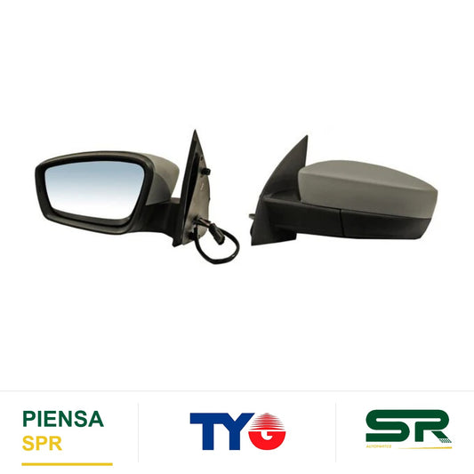 ESPEJO IZQUIERDO 3 PINES PARA PINTAR ELÉCTRICO VOLKSWAGEN GOL 2013-2021 / SAVEIRO 2014-2020 TYG