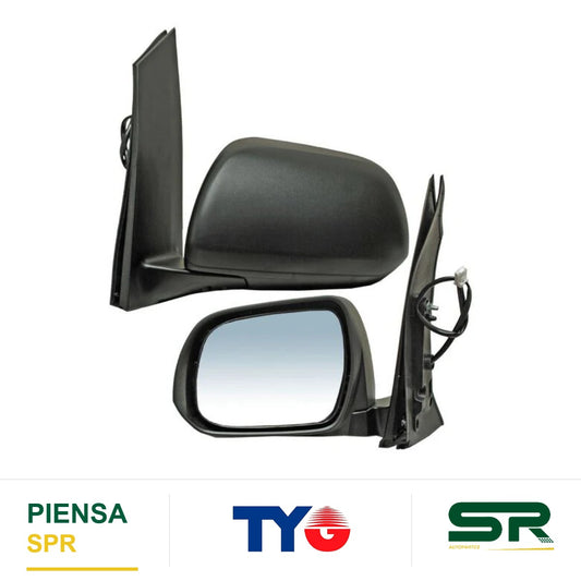 ESPEJO IZQUIERDO ELÉCTRICO 3 PINES SIN DESEMPAÑANTE TEXTURIZADO TOYOTA SIENNA 2011-2016 TYG