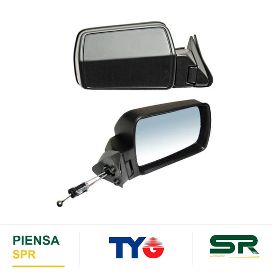 ESPEJO DERECHO CONTROL INTERIOR NEGRO JEEP CHEROKEE SE 1984-1996 / JEEP LAREDO 1984-1996 / JEEP LIMITED 1984-1996 TYG