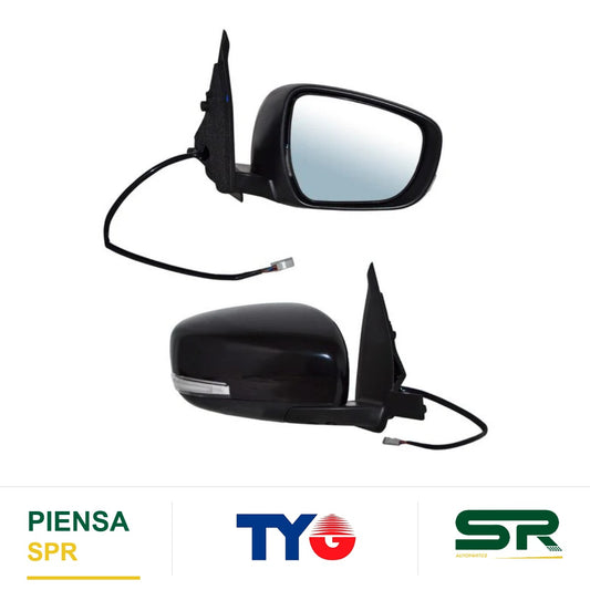 ESPEJO DERECHO 7 PINES CON DIRECCIONAL AUTOABATIBLE PARA PINTAR ELÉCTRICO SUZUKI SWIFT 2017-2025 TYG
