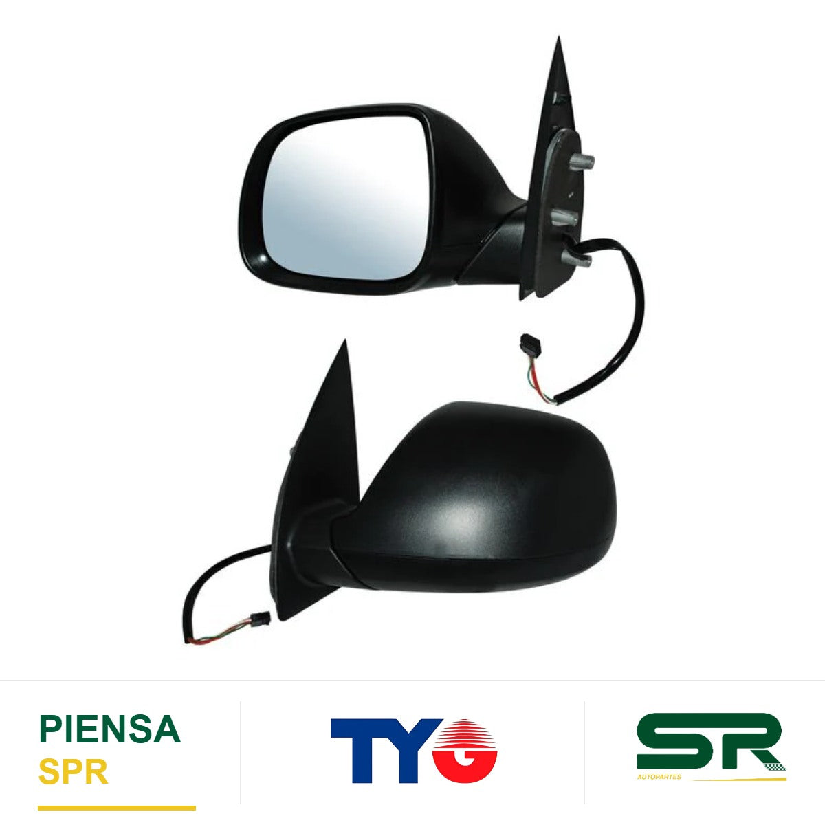 ESPEJO IZQUIERDO ELÉCTRICO POROSO CON DESEMPAÑANTE 5 PINES DDD VOLKSWAGEN AMAROK 2017-2019 TYG