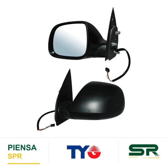 ESPEJO IZQUIERDO 5 PINES CON DESEMPAÑANTE ELÉCTRICO VOLKSWAGEN 2017-2019 POROSO TYG