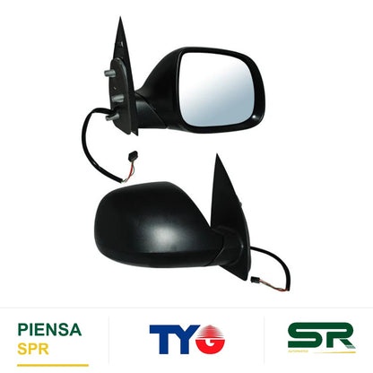 ESPEJO DERECHO ELÉCTRICO POROSO CON DESEMPAÑANTE 5 PINES DDD VOLKSWAGEN AMAROK 2017-2019 TYG