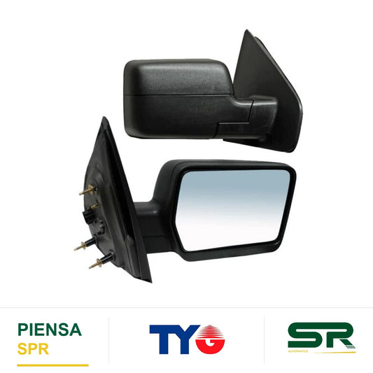 ESPEJO DERECHO 4 PINES ELÉCTRICO FORD PICKUP 2004-2008 POROSO LOBO TYG