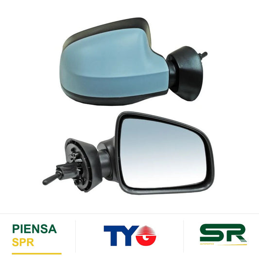 ESPEJO DERECHO PARA PINTAR RENAULT SANDERO / STEPWAY 2010-2015 / DUSTER 2013-2016 C / CONT MAN TYG
