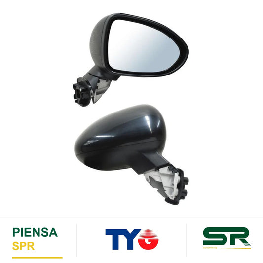 ESPEJO DERECHO 5 PINES CON DESEMPAÑANTE ELÉCTRICO KIA RIO 2016-2017 / USA TYPE 2012-2016 CCC TYG