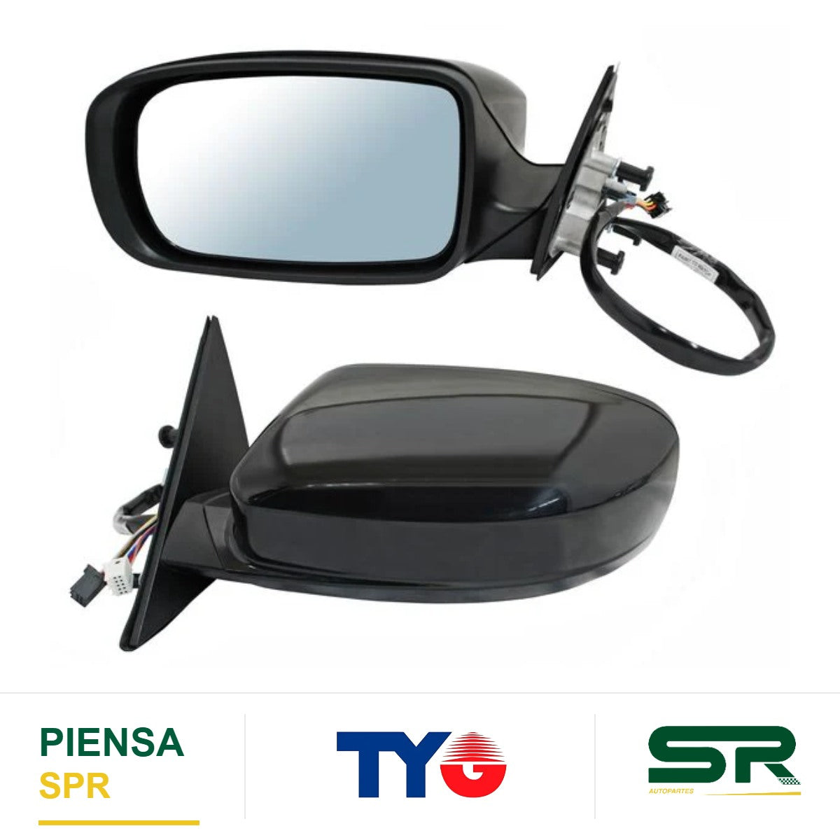 ESPEJO IZQUIERDO ELÉCTRICO CON DESEMPAÑANTE CON MEM PARA PINTAR 9 PINES *****2. DODGE / CHRYSLER CHARGER 2011-2021 TYG