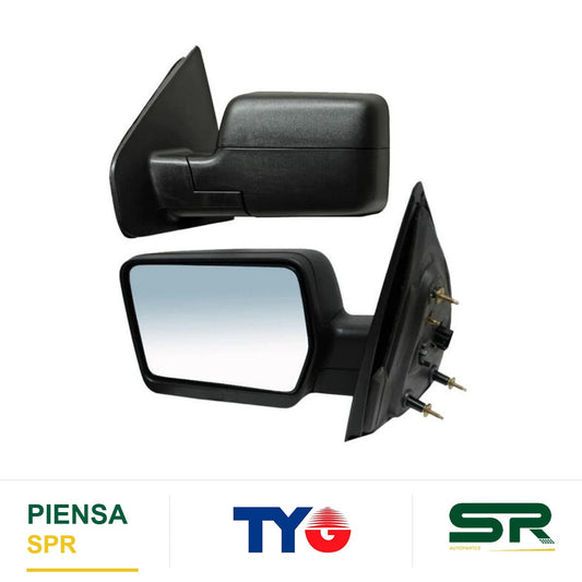 ESPEJO IZQUIERDO 4 PINES ELÉCTRICO FORD PICKUP 2004-2008 POROSO LOBO TYG