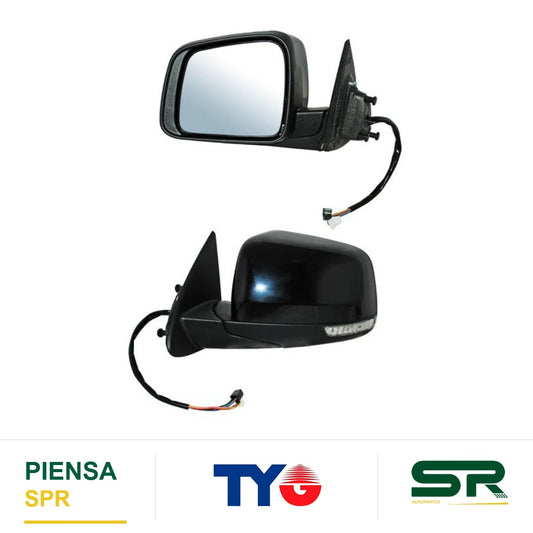 ESPEJO IZQUIERDO 11 PINES CON DESEMPAÑANTE CON DIRECCIONAL PARA PINTAR ELÉCTRICO DODGE DURANGO 2011-2020 C / MEM TYG