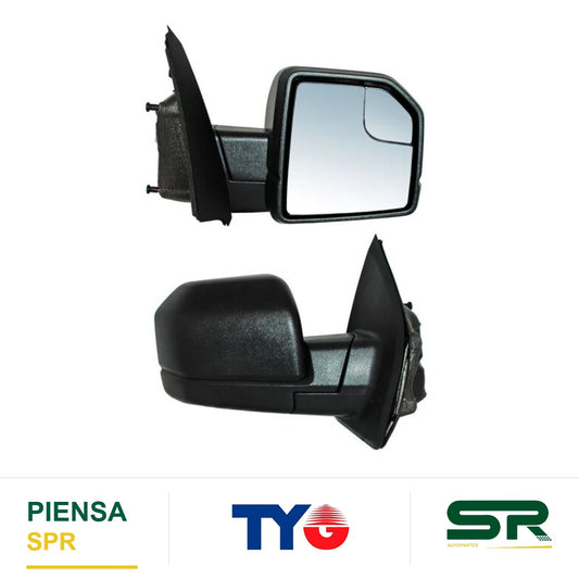 ESPEJO DERECHO 3 PINES ELÉCTRICO FORD PICKUP / F150 2015-2020 C / PUNTO CIEGO POROSO TYG