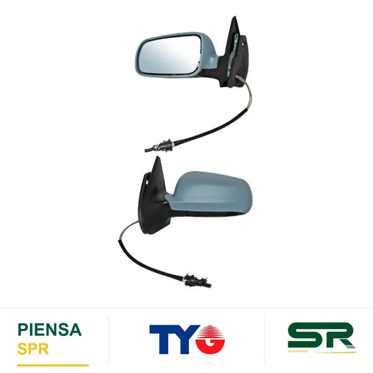 ESPEJO IZQUIERDO AS VOLKSWAGEN JETTA CL ICO 1999-2015 / GOLF 1999-2015 C / CONT MAN GDE LUNA CLARA 28905 TYG